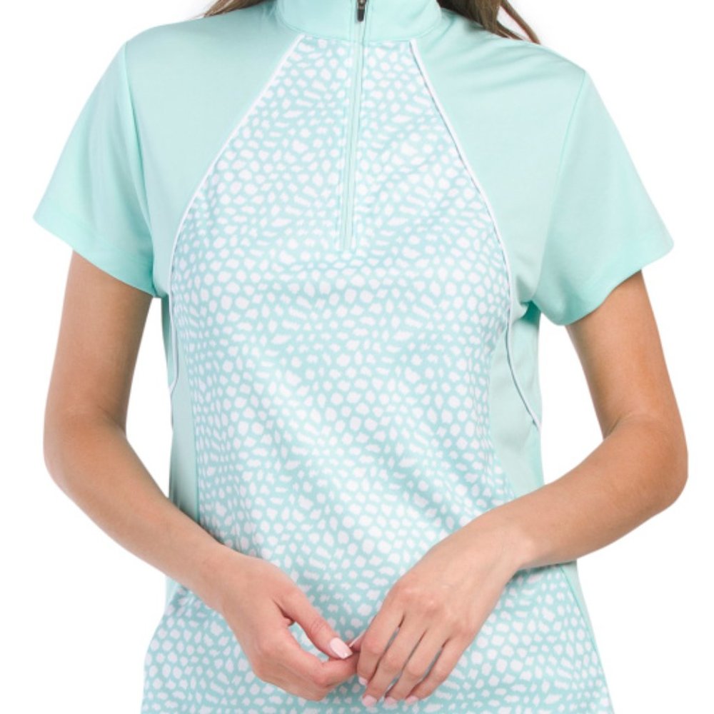 NWT BERMUDA SANDS Upf 50 Golf Top M